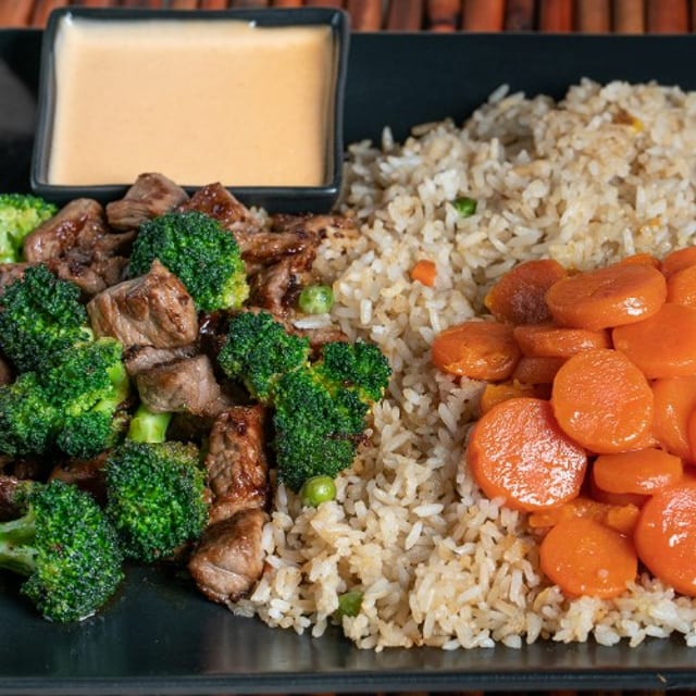 Teriyaki Steak.