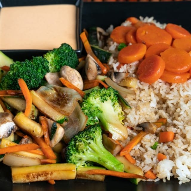 Hibachi Vegetables.