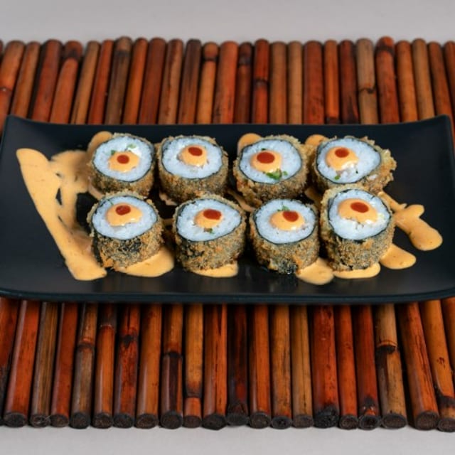 Tempura Sake Roll.